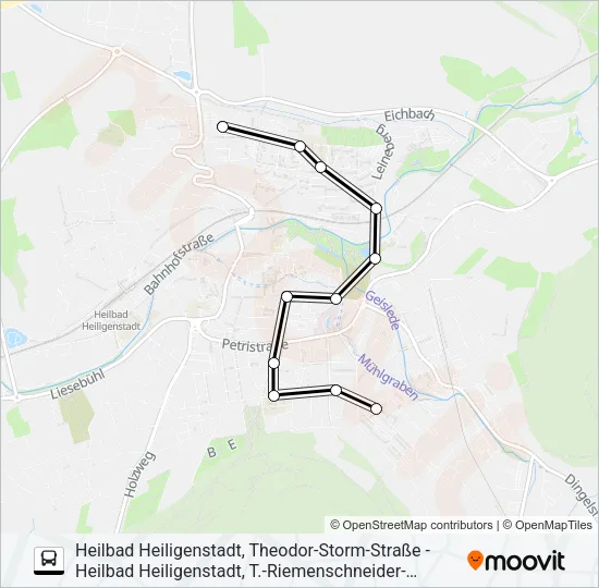 A Bus Line Map