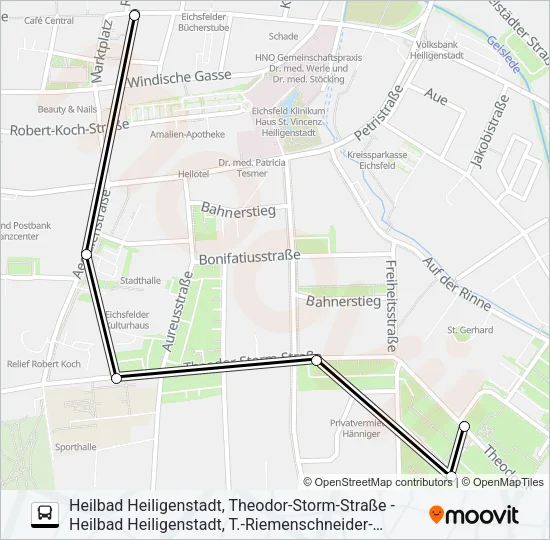 A Bus Line Map
