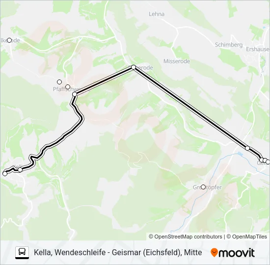 10 Bus Line Map