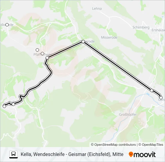 10 Bus Line Map