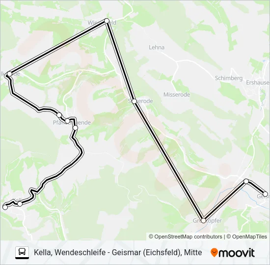 10 Bus Line Map