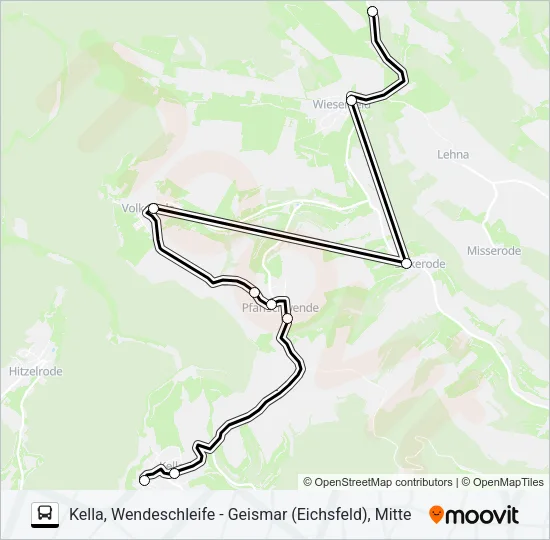 10 Bus Line Map