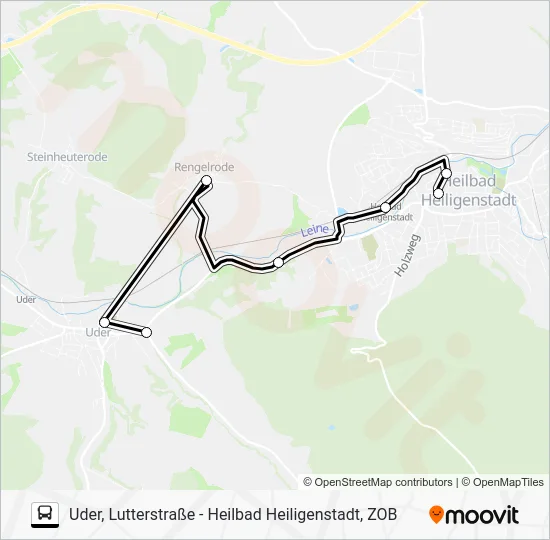 Автобус 12: карта маршрута