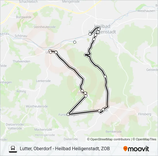 12 Bus Line Map