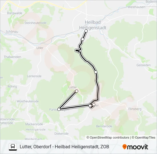 12 Bus Line Map