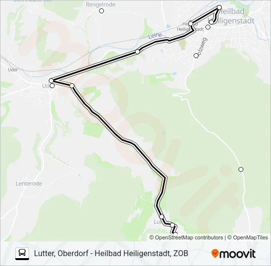12 Bus Line Map