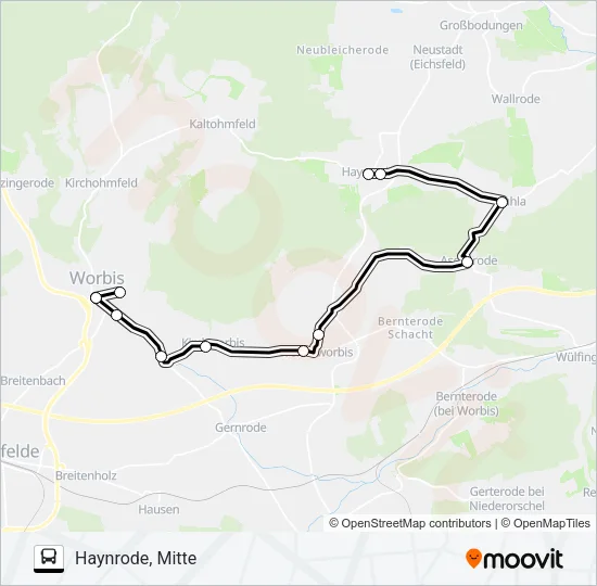 26 Bus Line Map