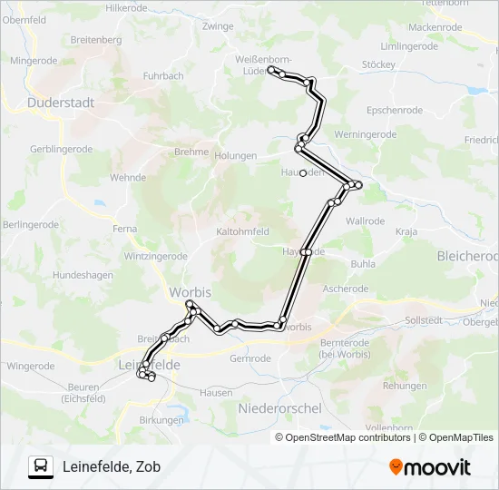 26 Bus Line Map