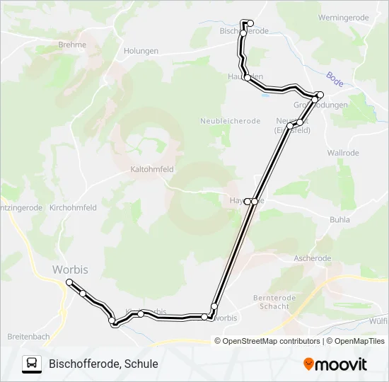26 Bus Line Map