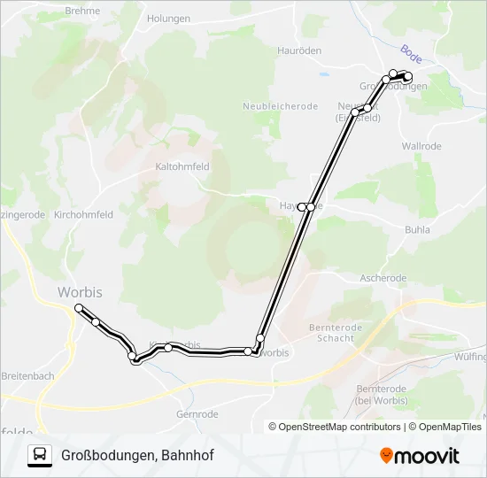 26 Bus Line Map