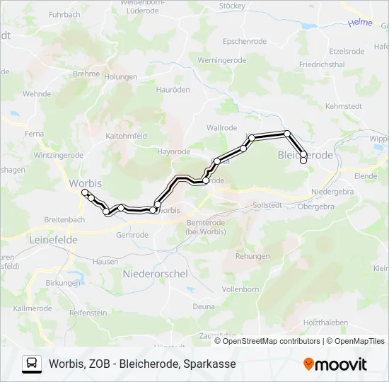 27 Bus Line Map