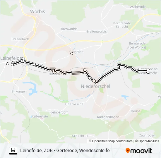 30 Bus Line Map