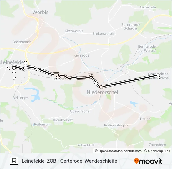 30 Bus Line Map