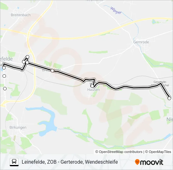 30 Bus Line Map