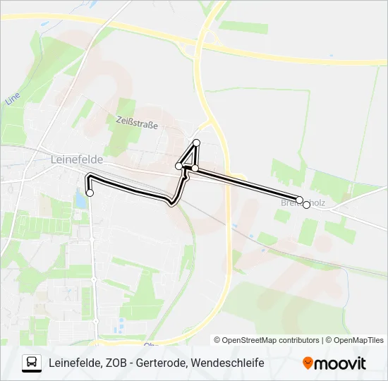 30 Bus Line Map