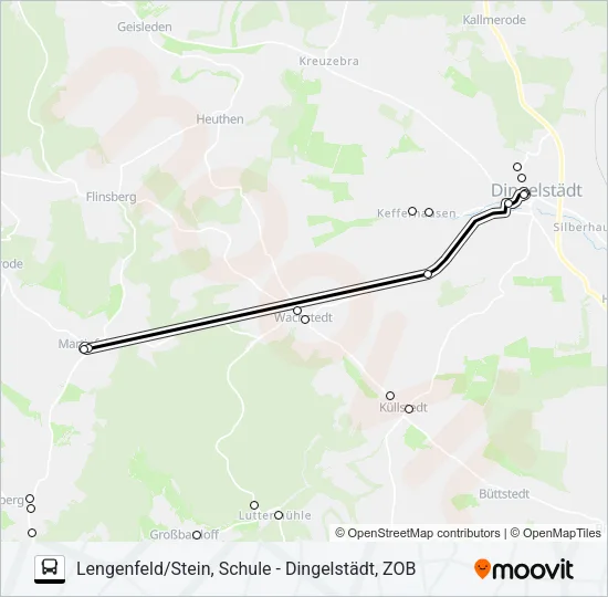 37 Bus Line Map