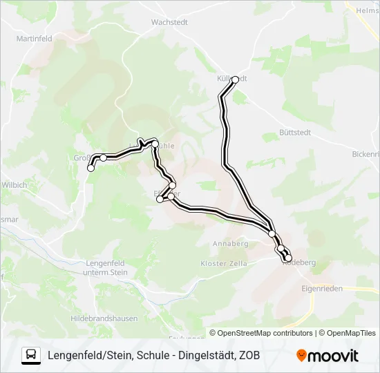 37 Bus Line Map