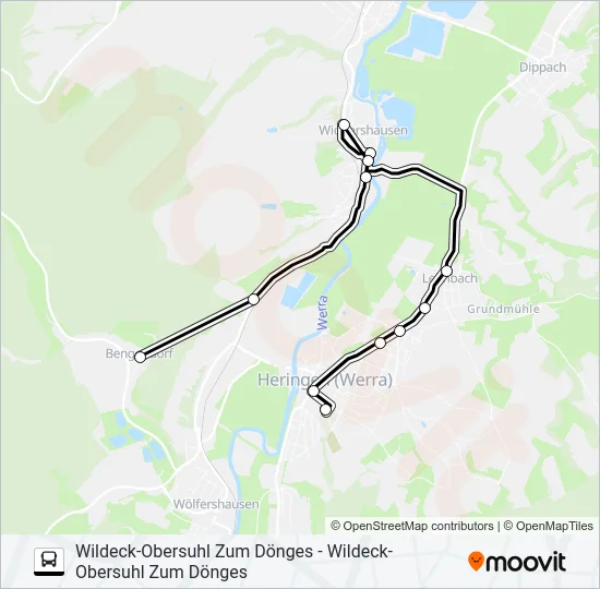 331 Bus Line Map