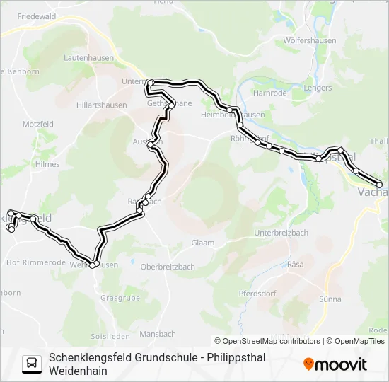 Автобус 340: карта маршрута