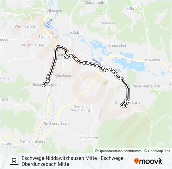 3 Bus Line Map