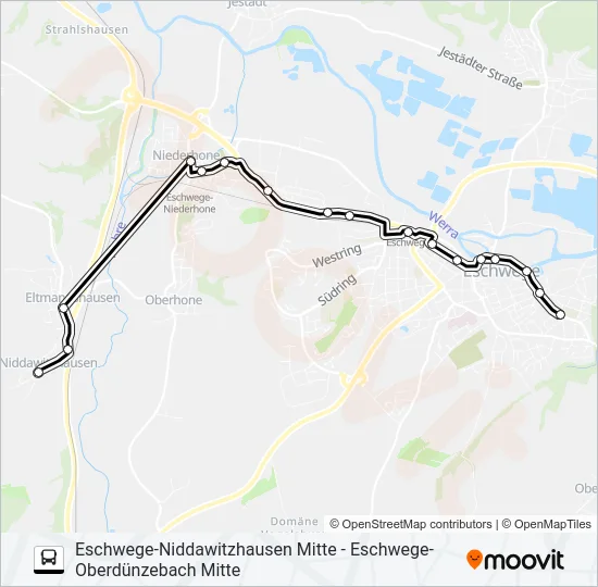 3 Bus Line Map