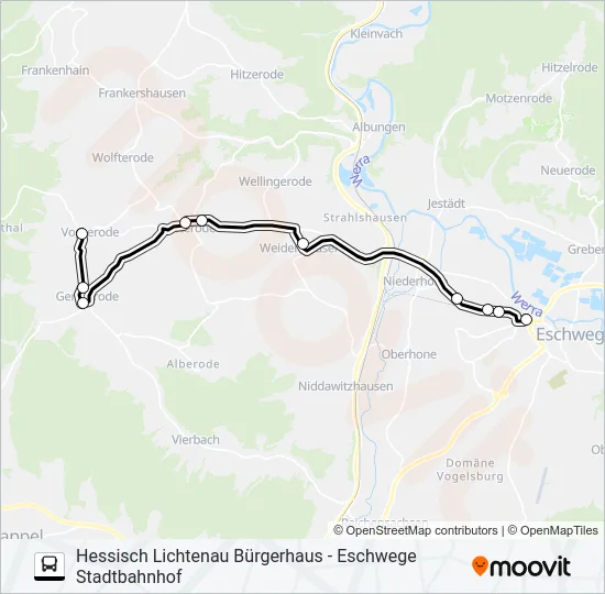 290 Bus Line Map
