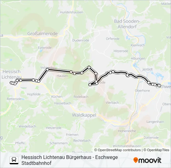 290 Bus Line Map