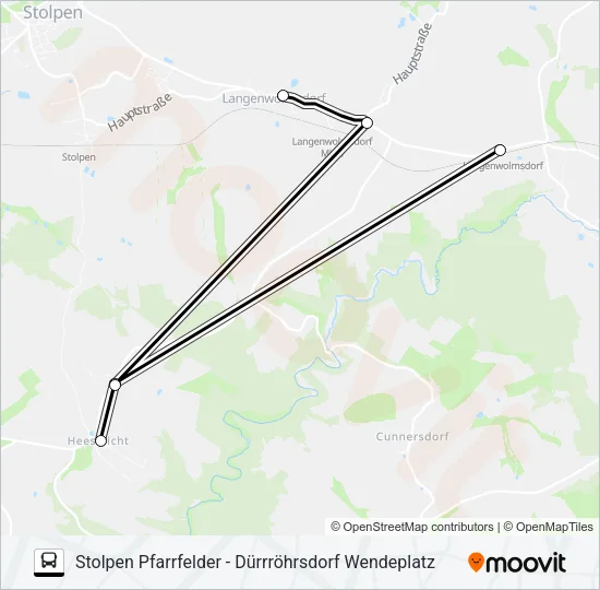 232 Bus Line Map