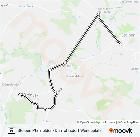 232 Bus Line Map