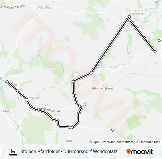 232 Bus Line Map