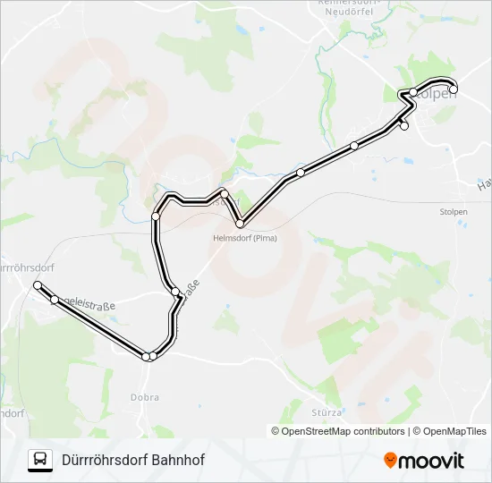234 Bus Line Map
