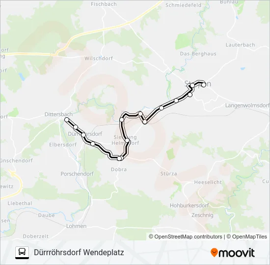 234 Bus Line Map