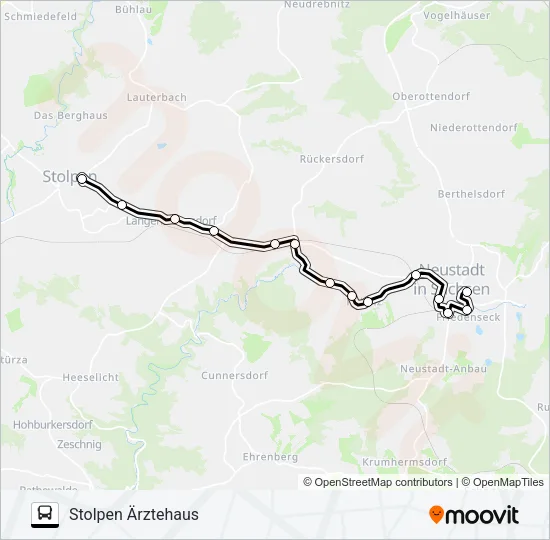 234 Bus Line Map