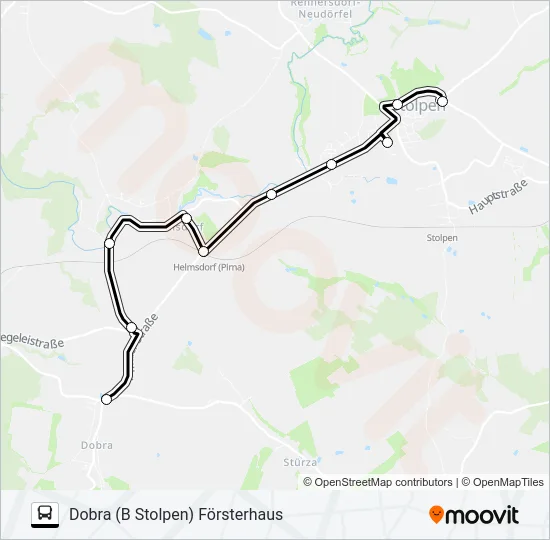 234 Bus Line Map