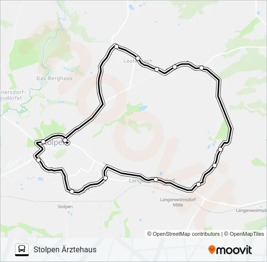 265 Bus Line Map