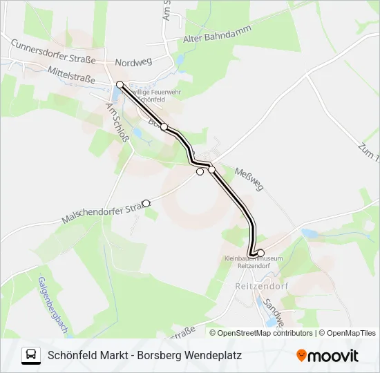 98C Bus Line Map