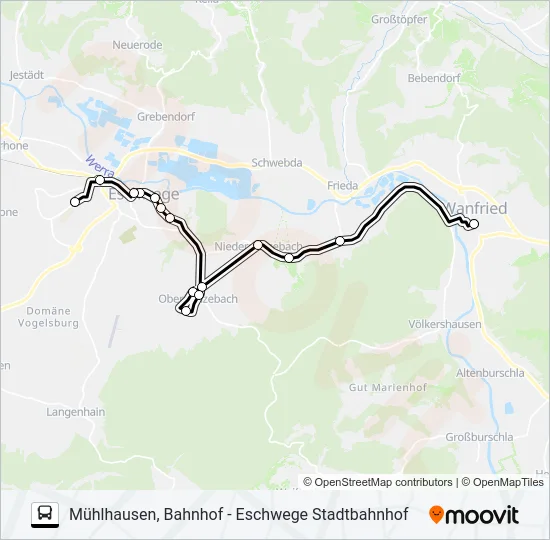 230 Bus Line Map