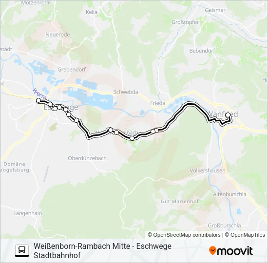 236 Bus Line Map
