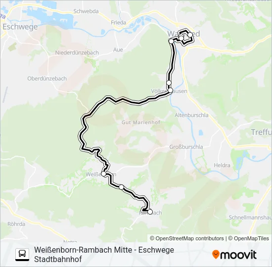 236 Bus Line Map