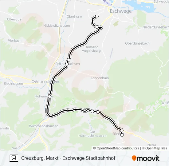 240 Bus Line Map