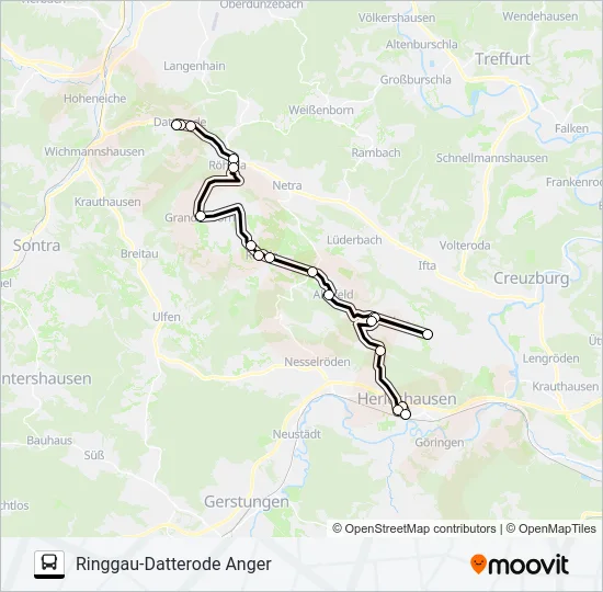 241 Bus Line Map