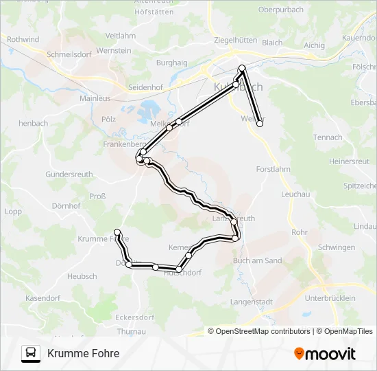 Автобус 379: карта маршрута