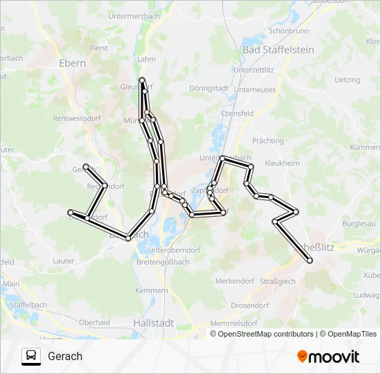 Автобус 962: карта маршрута