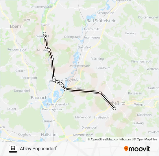 Автобус 962: карта маршрута