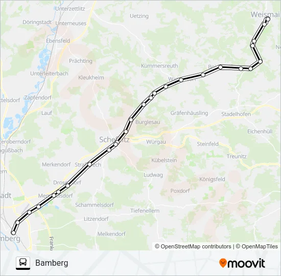 963 Bus Line Map
