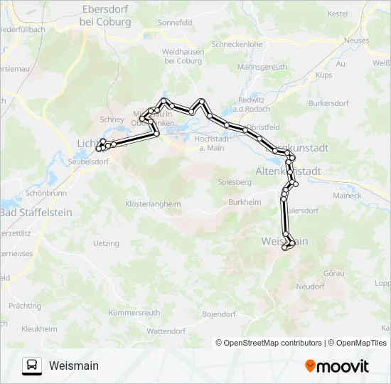 1240 Bus Line Map
