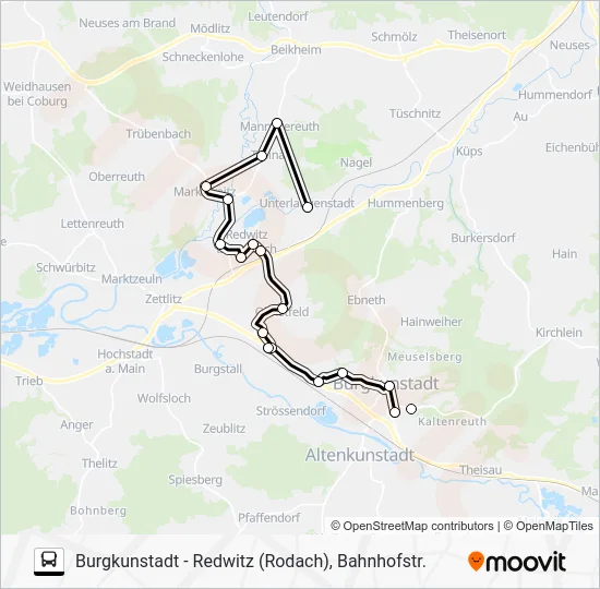Автобус 1241: карта маршрута