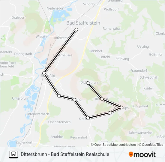 1251 Bus Line Map