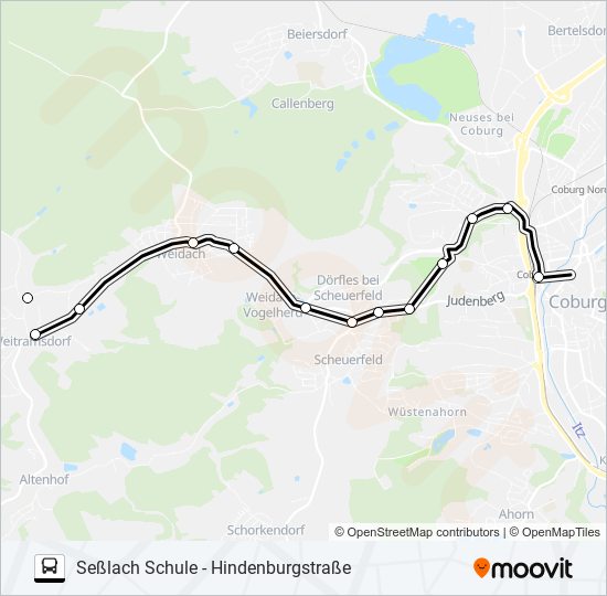 1451 Route: Schedules, Stops & Maps - Weitramsdorf (Updated)