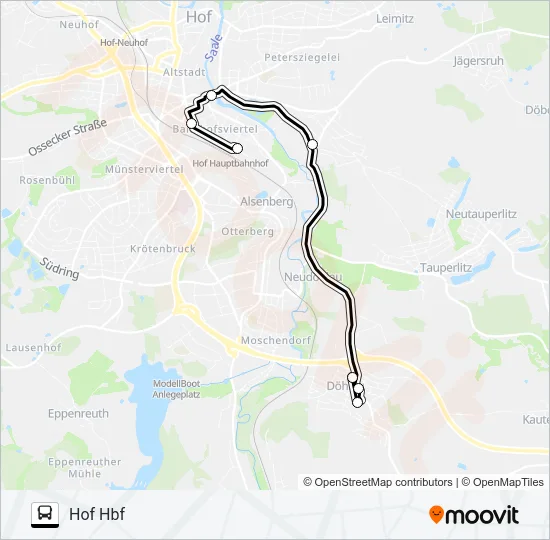 1546 Bus Line Map